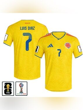 Luis Diaz #7 Colombia National Team 2026 Soccer Jersey World Cup ⚽️💯🔥